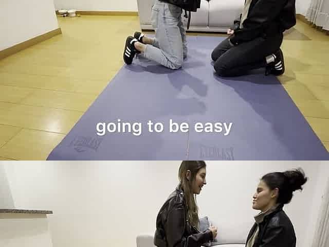 Women Tickling and Wrestling