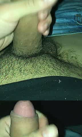 Large Brown Dick Pulsating And Dancing