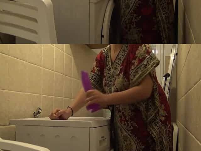 Horny Stepmom Tells Stepson To Lick Her Pussy In The Kitchen 5 Min