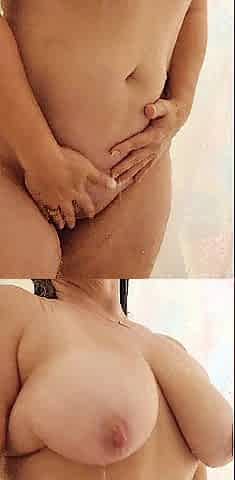 Shower masturbating