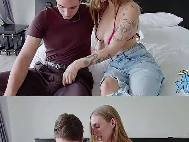 A Want For a Large Titty Blond to Screw Comes True for Jimmy - Beauty Youngs -