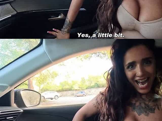 German public anal pick up date with a Tattoo Milf POV