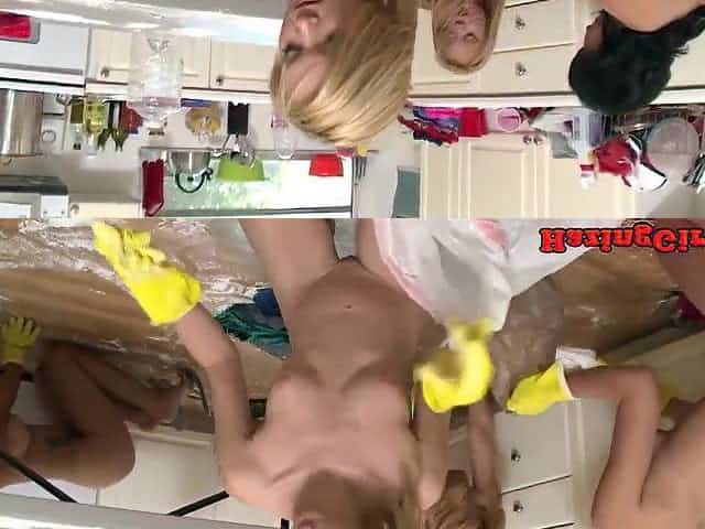 Sorority babes licking pussy during hazing