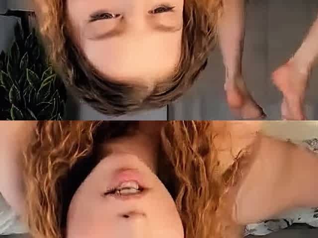 Amateur Webcam Teen Flashes Masturbates