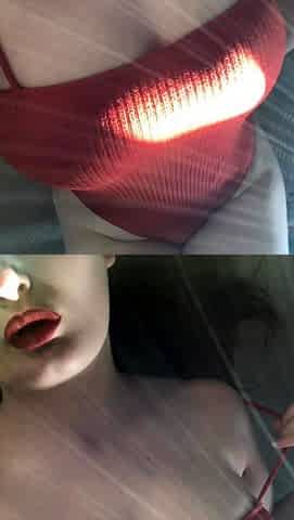 Pulled amateur babe shows her big boobs