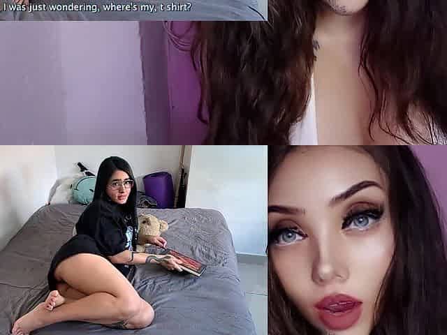 Sexy stepsister banging in the booty