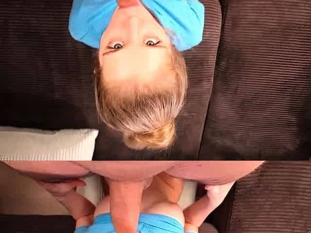 Homemade amateur blonde blowjob