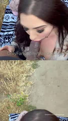 Amateur MILF blowjob cumshot