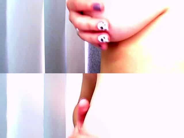 Webcam Asian chick anal masturbation tease