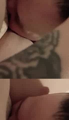 Dad eats my twat until I cum in his throat