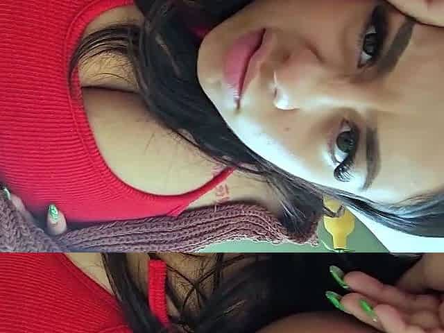 Brunette seductress working her big boobs and hot ass