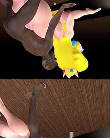 Princess Peach Cheating Mario Doggy Position