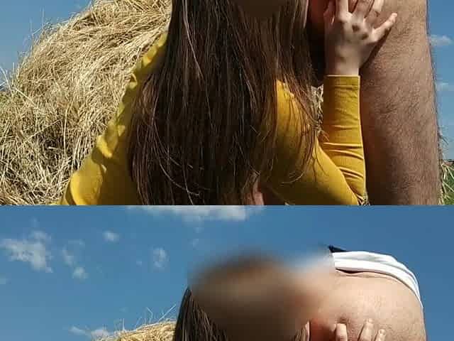 Astonishing CUTIE RIMMED ME in PUBLIC on a field and I banged her hard as a award????