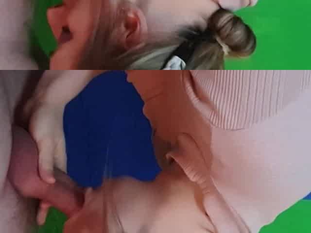 Handsfree Oral job Creampie - made him Shake Uncontrollably!