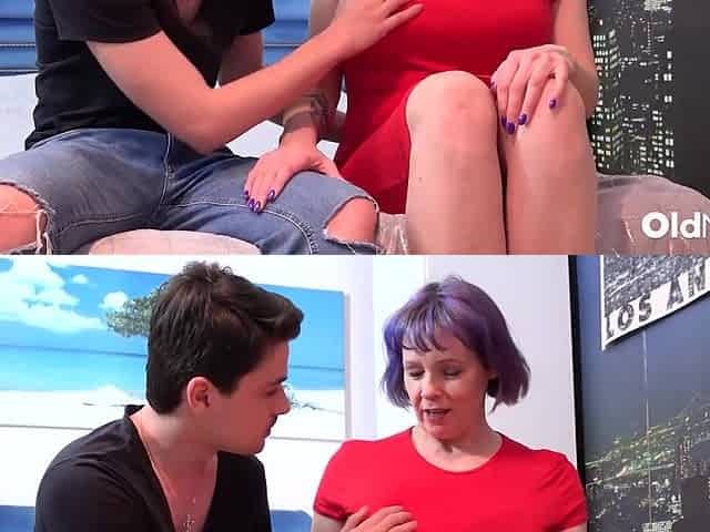 Naughty GILF Tigger Performing Long Oral Session On John Luna