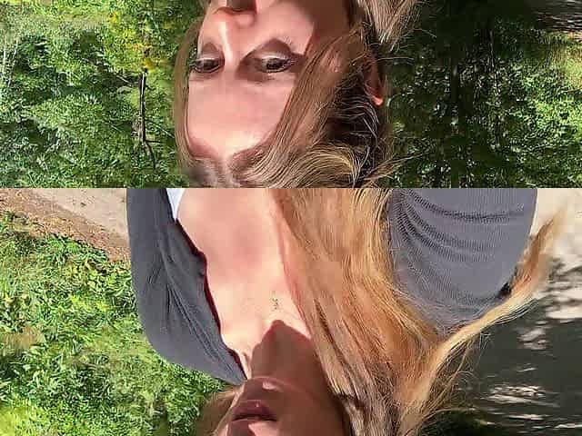 A Walk In The Woods Not ever Felt SO Worthy! - Public Climax - Nearly Caught!