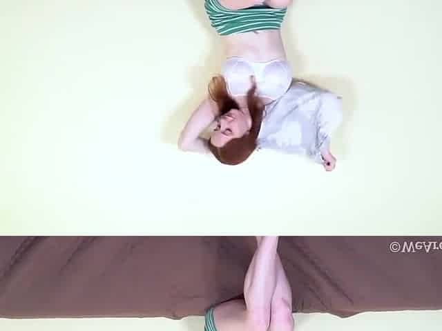 Redhead Pawg Girlfriend Spreading Wide And Close Up Her Hairy Cunt