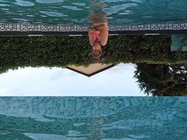 This guy suddenly takes my bikini off to bang me in the swimming pool