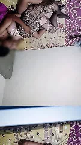 A Naughty Wife. Wear Seductive and Sexy Body Stockings. He Wants to Be Pampered by His Body