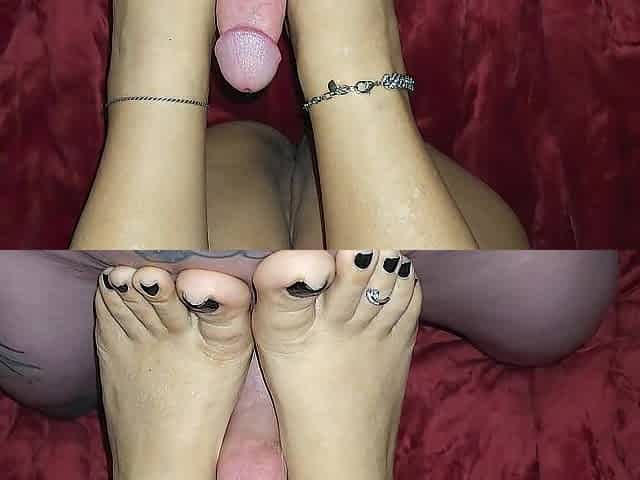 Getting off on her feet