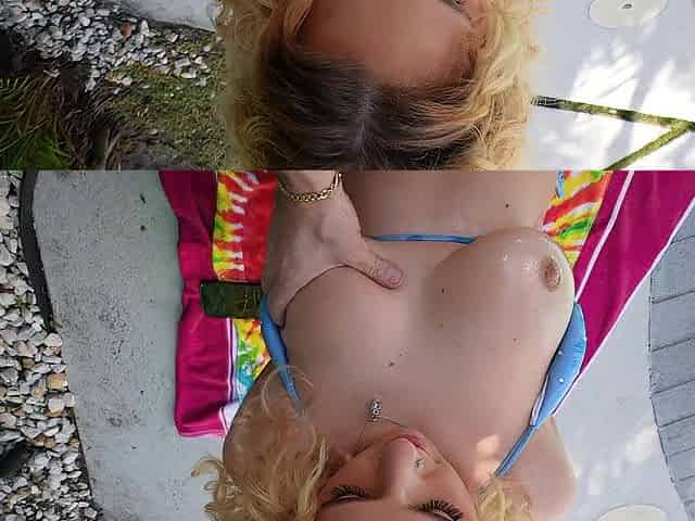 Thick PAWG gets Oiled Up and Banged by the Pool ~ Cassie2Sassy ~ Tony Rubino
