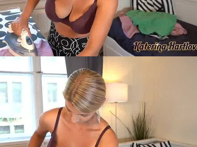 Ironing And Stripteased My Lovely Houseworks Of Course Must Be With Orgasm On The End