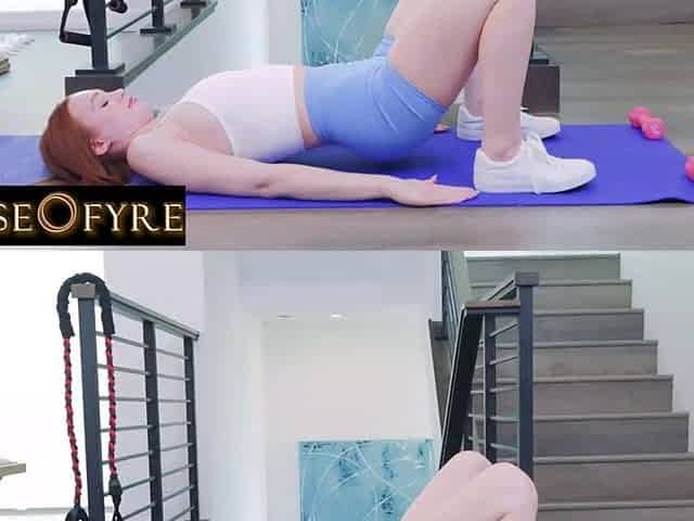 RECENT on HOUSEFYRE! Ultimate Creampie! Redhead Yoga Coach Impregnation Fetish