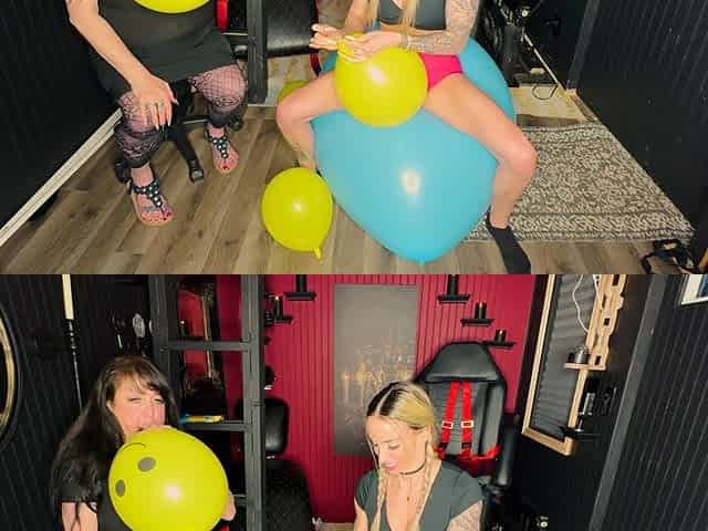 First Time Inflating and Popping Balloons: Mars Solo and Harmony