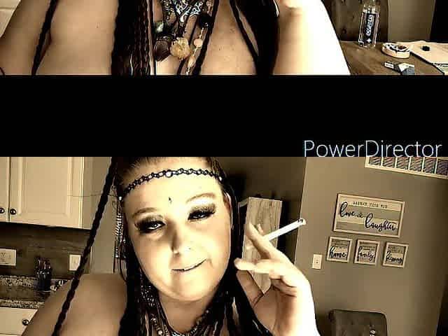 Tribal tease, smoke, and cum Joi!