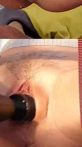 He Cum Inside Stepmom and Got a Shower of Squirt
