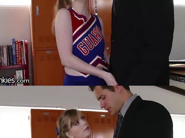 Hairy Cheerleader Dolly Leigh is Naughty for Teacher