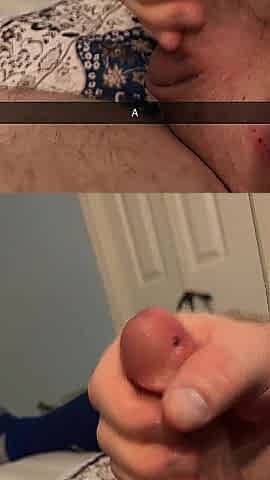 Giant cum discharged from very vocal dude