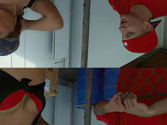 She wants sex but doesn't want a relationship, so she picks on a random guy and fucks with him in the garage