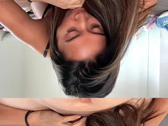Breasty Oriental College Sweetheart DEMANDS A Morning Creampie! POV 60FPS!