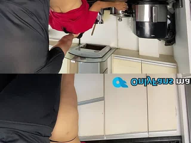 Roommate Fucks Me Hard in the Kitchen