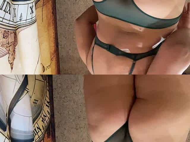 Trying on Hot Miniskirts on My Big Ass