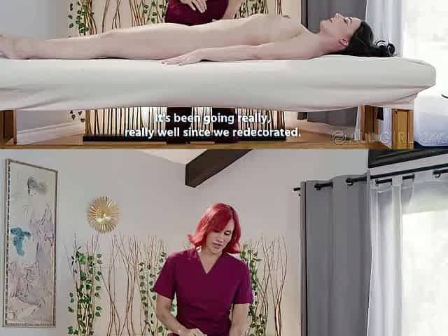Masseuse Devours Her Clients Butt In Hawt Lesbo Play