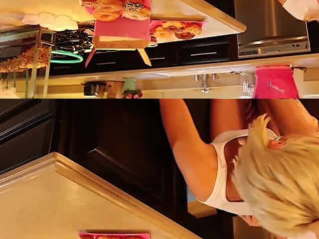 Lexi Gulp & Tasha Reign Have a fun Lesbo Joy In The Kitchen!