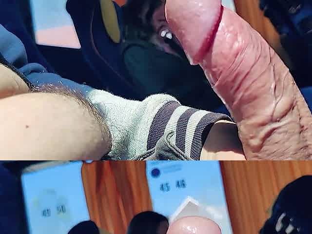 Stranger teen suck shlong in bus