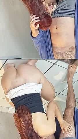 Dirty Old Man Received a Delivery Girl with a Hard-on and Ended up Fucking the Slut!