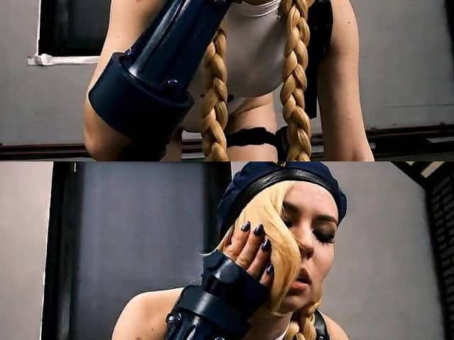 Street Fighter Cammy Destroying Her Butt till Prolapse and Squirt Cosplay Porn