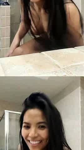Amateur asian teen solo playing