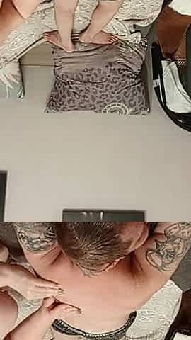 Stepmom Gave Massage and Blowjob with Cum Swallowing