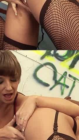 Sexy and Natasha have a great time licking pussy and fucking each other
