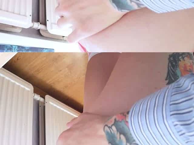 Sexy blonde blowjob and handjob