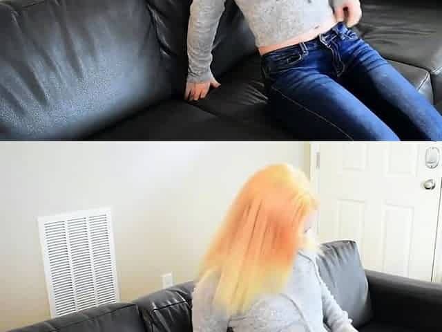 Lovely Blonde With Tight Pussy Masturbate Solo