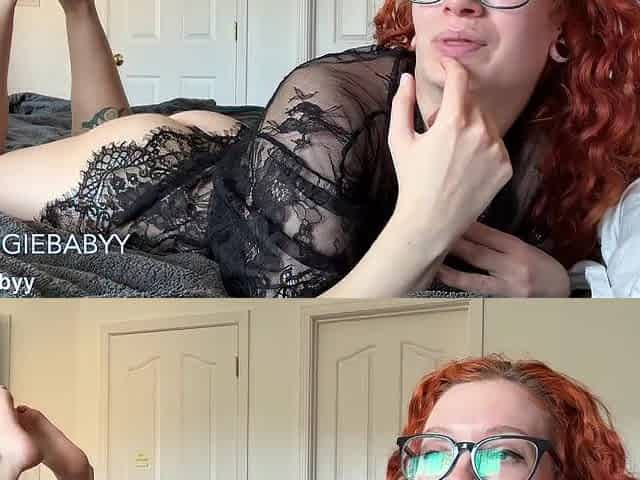 redhead with hirsute hair teases u with hair and pouty lips - teaser - veggiebabyy