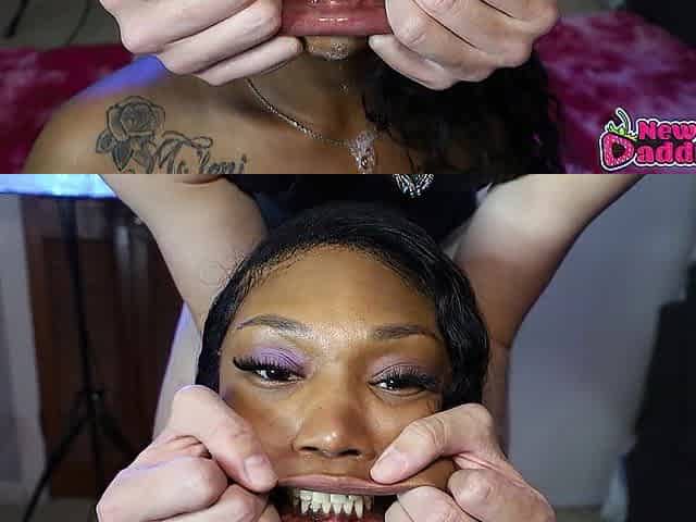 Large butt Black mother I'd like to fuck sucks BWC