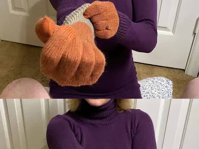 Brown Glove Tugjob