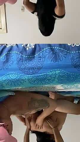Big Tattooed Mexican Gives Rich Blowjob and Sentons to Gringo Homemade Video